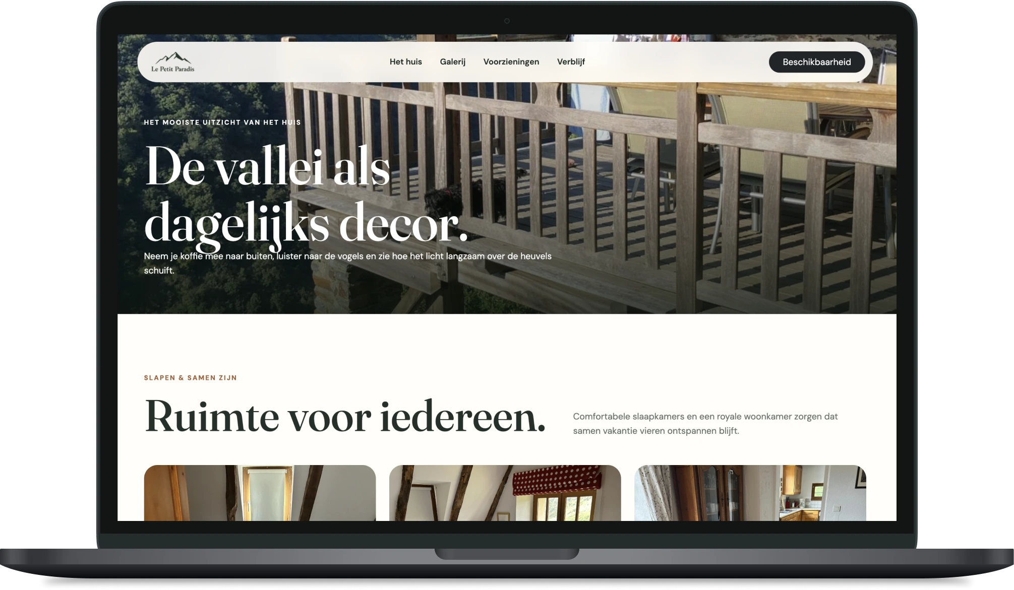 Website Le Petit Paradis